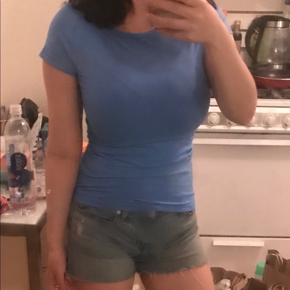 Helmut Lang Cap Sleeve Boatneck Tee